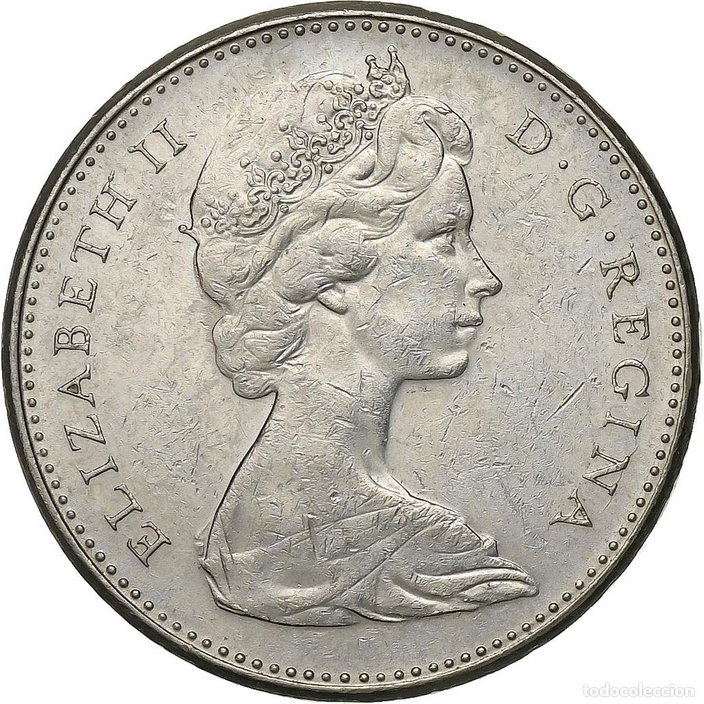 Alte M&uuml;nzen aus Amerika: [#135475] Canad&aacute;, Elizabeth II, 5 Cents, 1974, Ottawa, N&iacute;quel, EBC