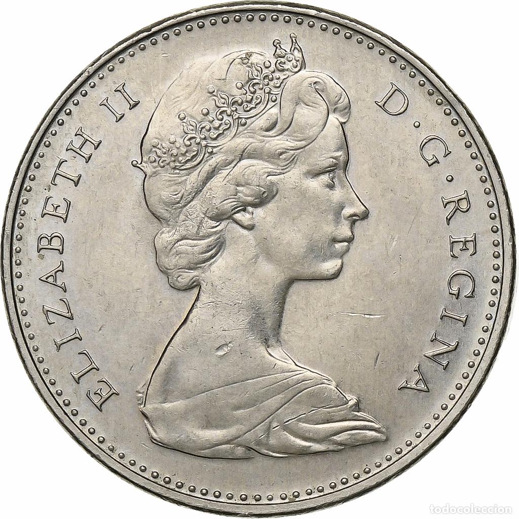 Moedas antigas da Am&eacute;rica: [#135477] Canad&aacute;, Elizabeth II, 5 Cents, 1977, Ottawa, N&iacute;quel, EBC