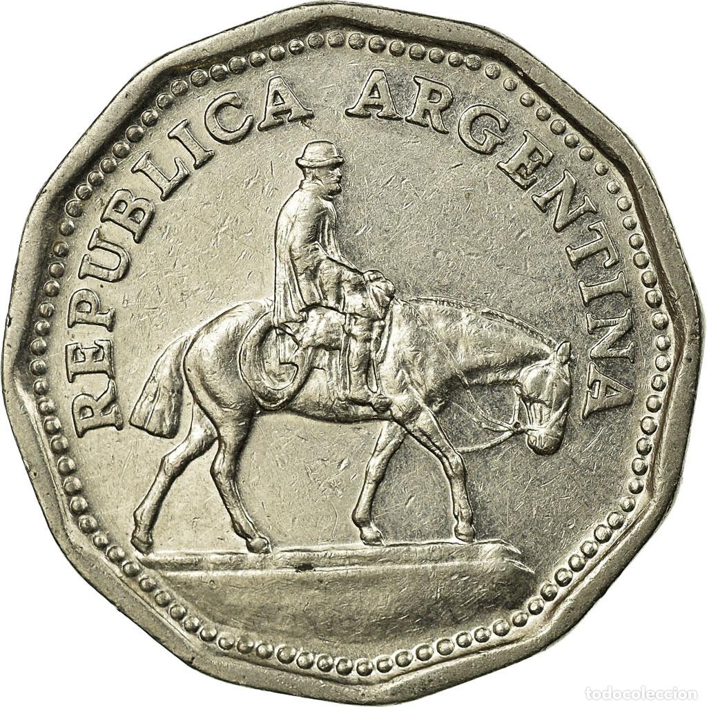 Alte M&uuml;nzen aus Amerika: [#674876] Moneda, Argentina, 10 Pesos, 1965, MBC, N&iacute;quel recubierto de acero, KM:60