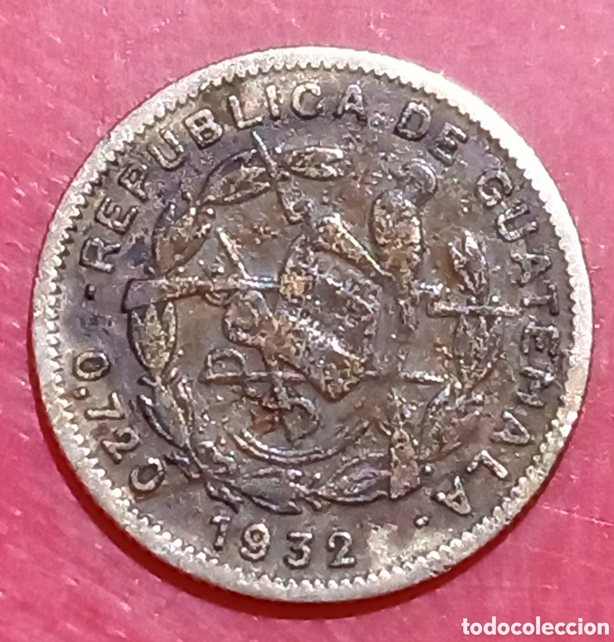 Monedas antiguas de Am&eacute;rica: Guatemala - 5 Centavos 1932 - Foto 1