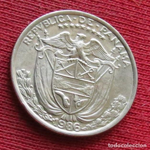 Monedas antiguas de Am&eacute;rica: Panama 10 centesimos 1986 decimo - Foto 2