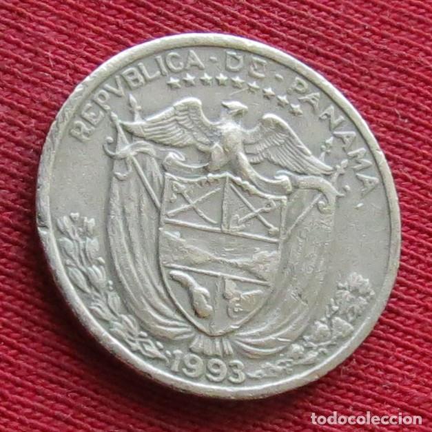 Monedas antiguas de Am&eacute;rica: Panama 10 centesimos 1993 decimo - Foto 2