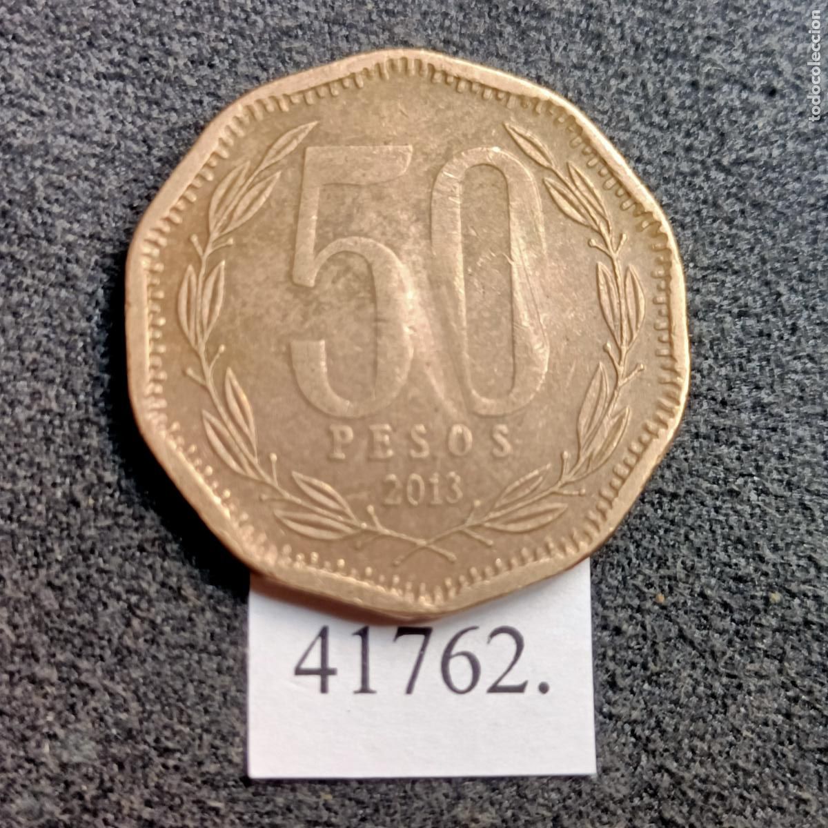 Monedas antiguas de Am&eacute;rica: Chile 50 pesos 2013, - Foto 2