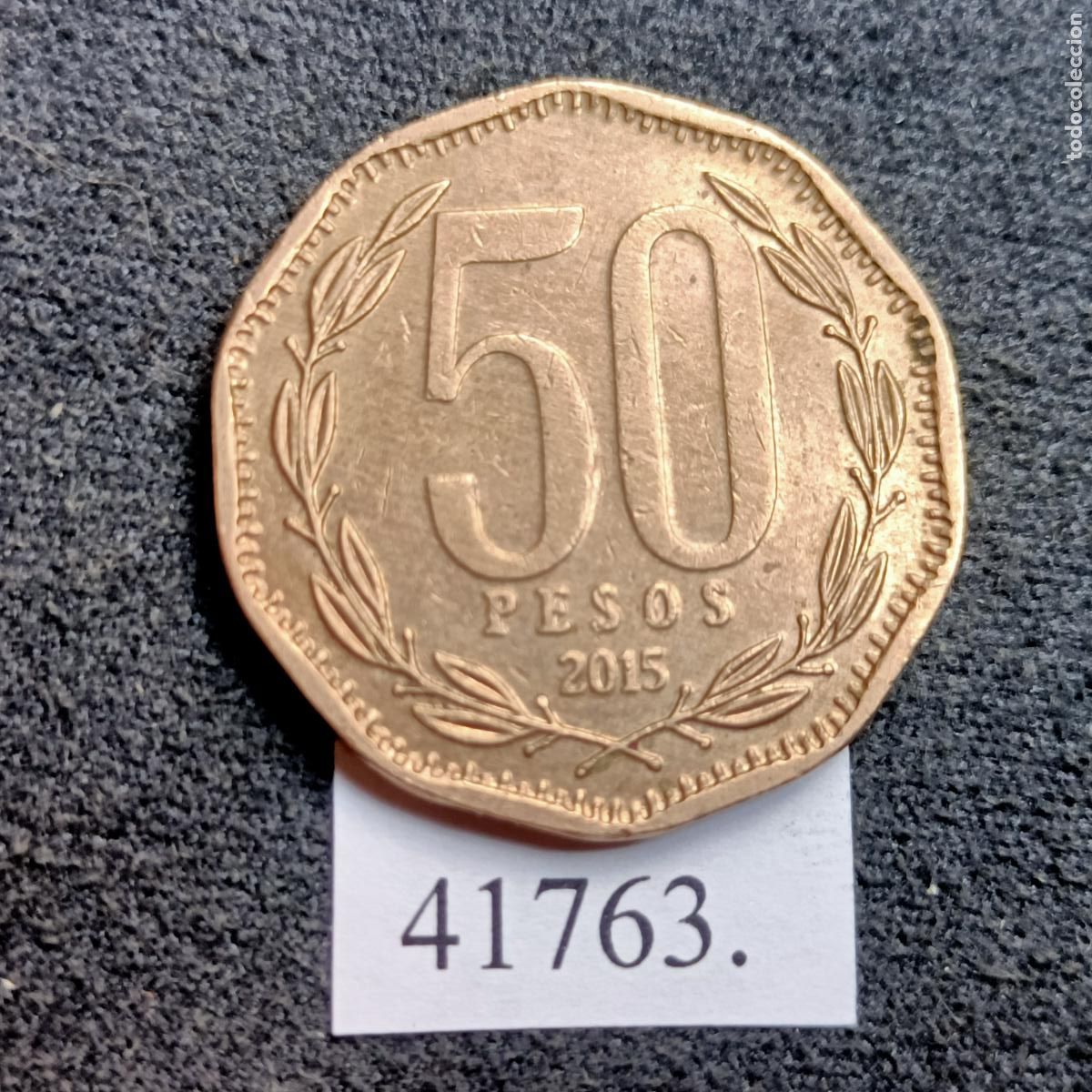 Monedas antiguas de Am&eacute;rica: Chile, 50 pesos 2015 - Foto 2