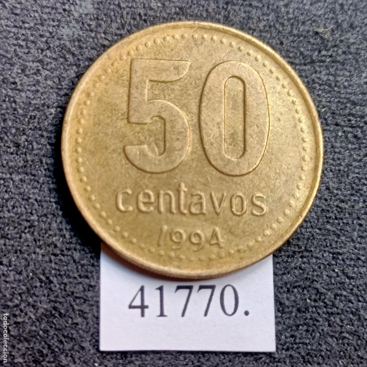 Monedas antiguas de Am&eacute;rica: Argentina 50 centavos 1994 , c&eacute;ntimos - Foto 2