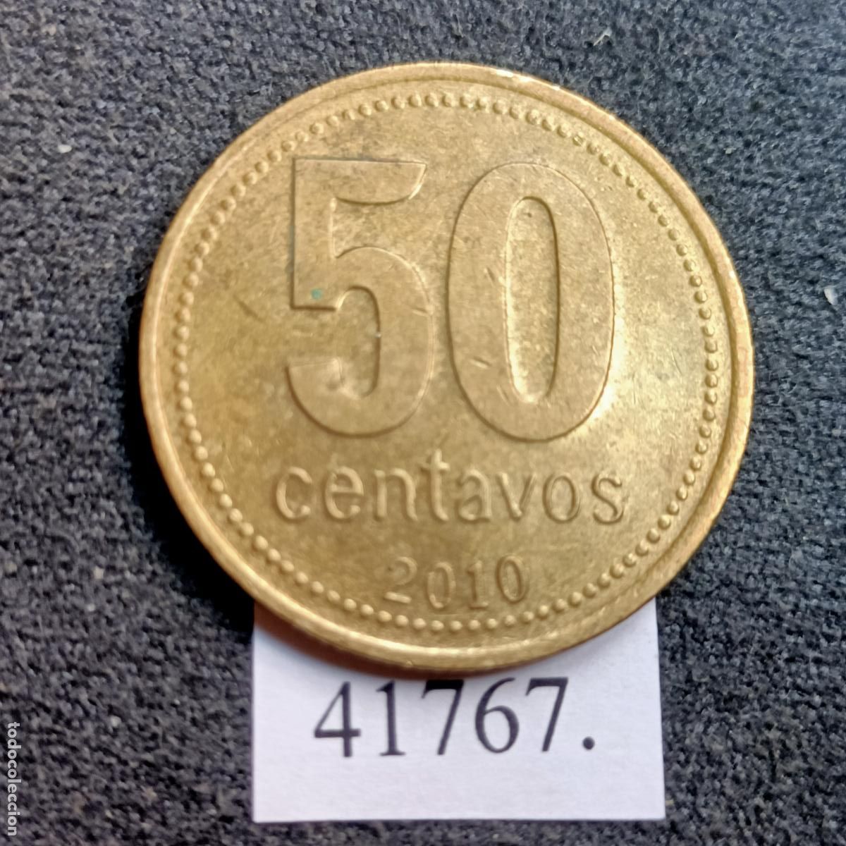 Monedas antiguas de Am&eacute;rica: Argentina 50 centavos 2010 , c&eacute;ntimos - Foto 2