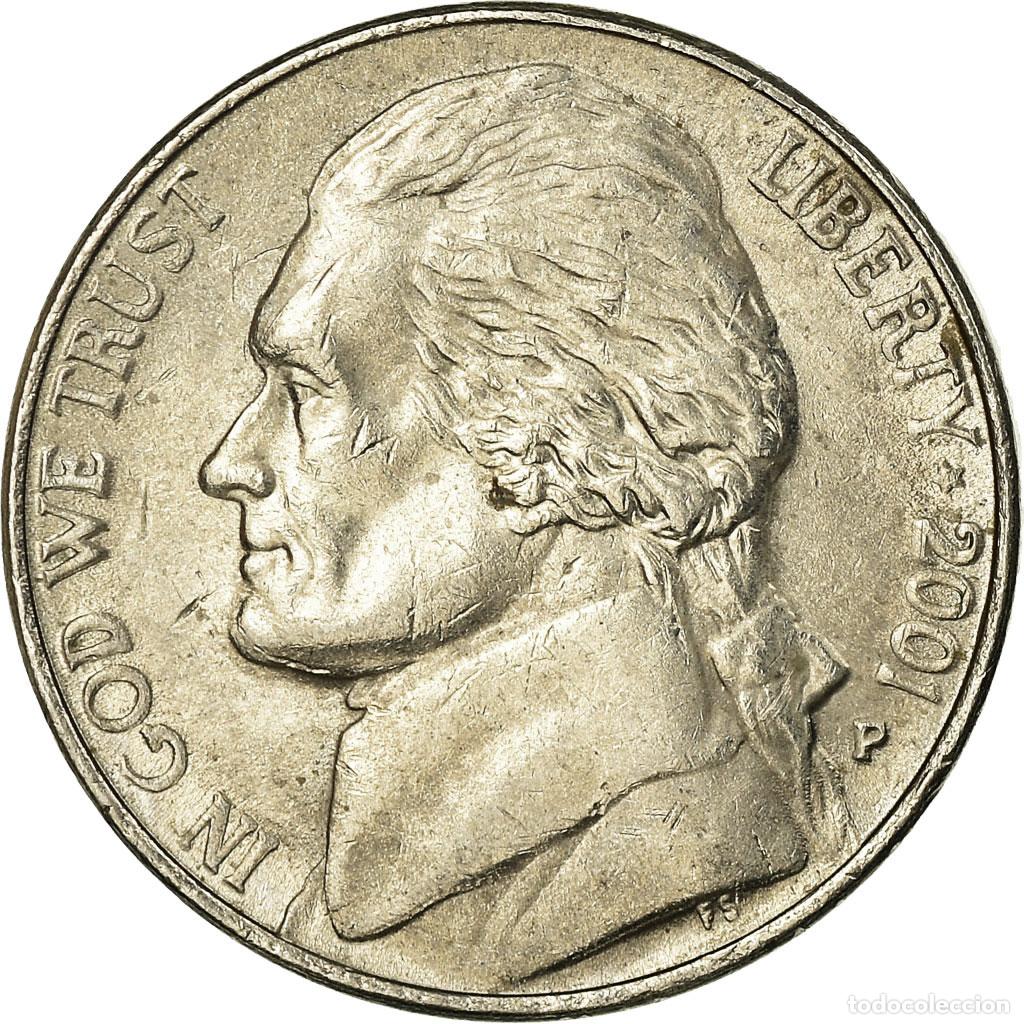 Monete antiche di America: [#752888] Moneda, Estados Unidos, Jefferson Nickel, 5 Cents, 2001, U.S. Mint
