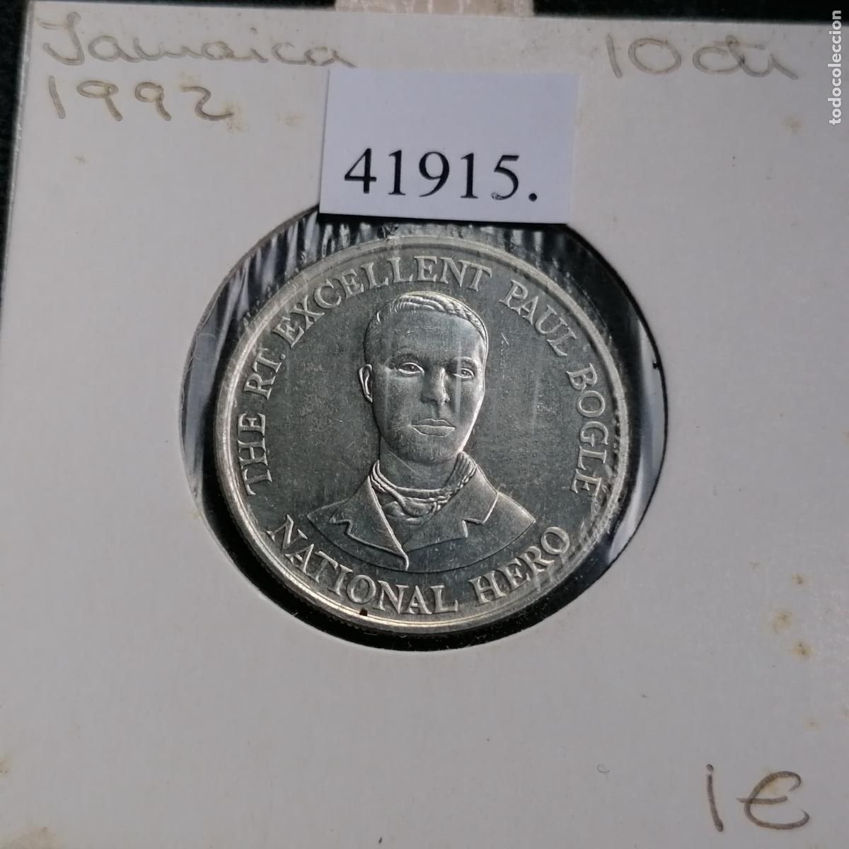 Monedas antiguas de Am&eacute;rica: Jamaica 10 c&eacute;ntimos 1992 - Foto 1