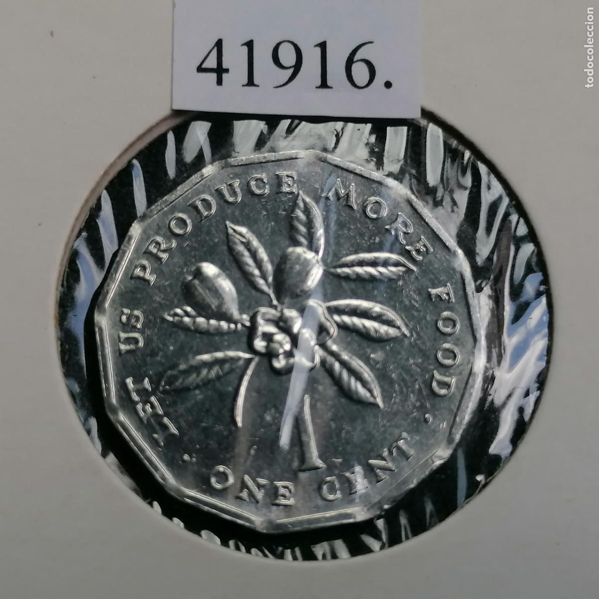 Monedas antiguas de Am&eacute;rica: Jamaica 1 c&eacute;ntimo 1991 - Foto 2