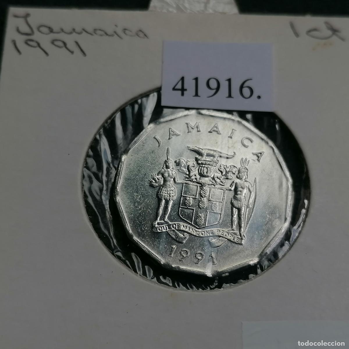 Monedas antiguas de Am&eacute;rica: Jamaica 1 c&eacute;ntimo 1991 - Foto 1