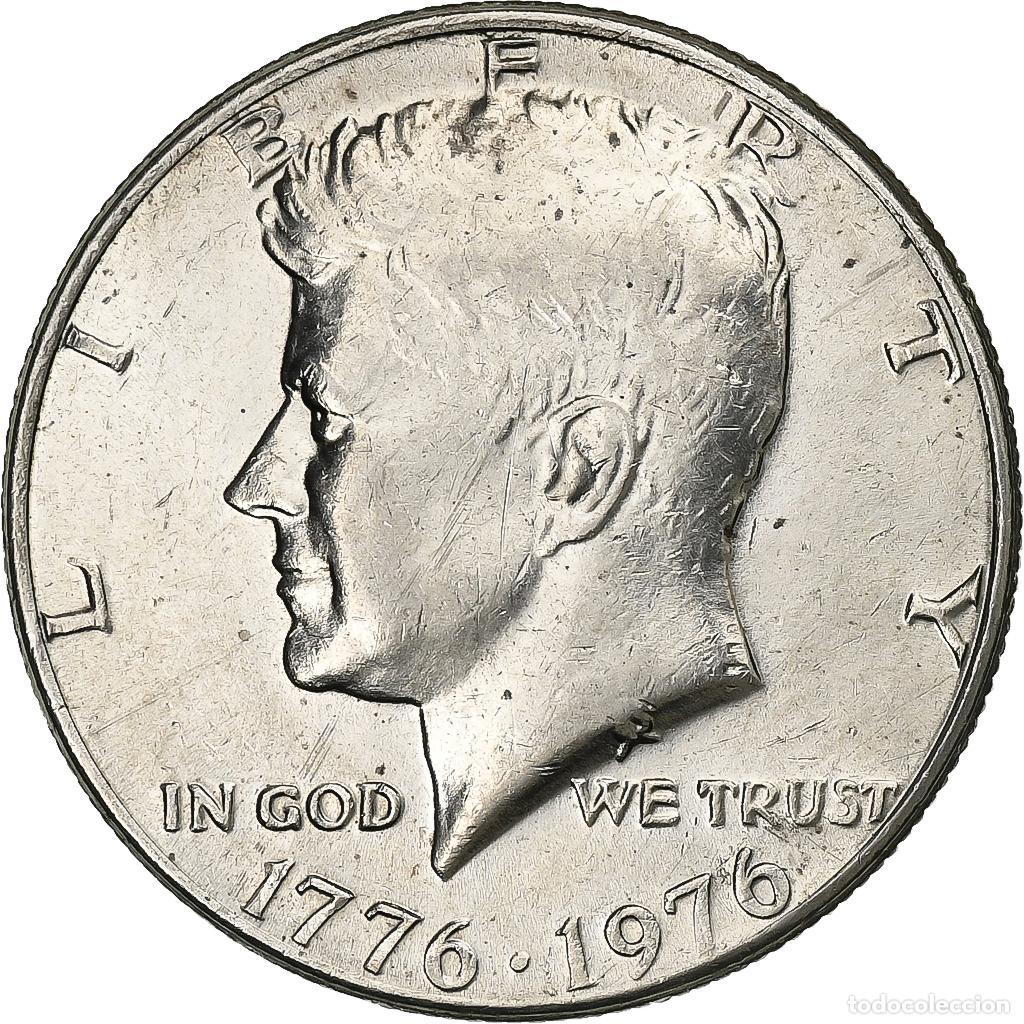 Moedas antigas da Am&eacute;rica: [#197615] Estados Unidos, Half Dollar, Kennedy, 1976, U.S. Mint, Cobre - n&iacute;quel, EBC