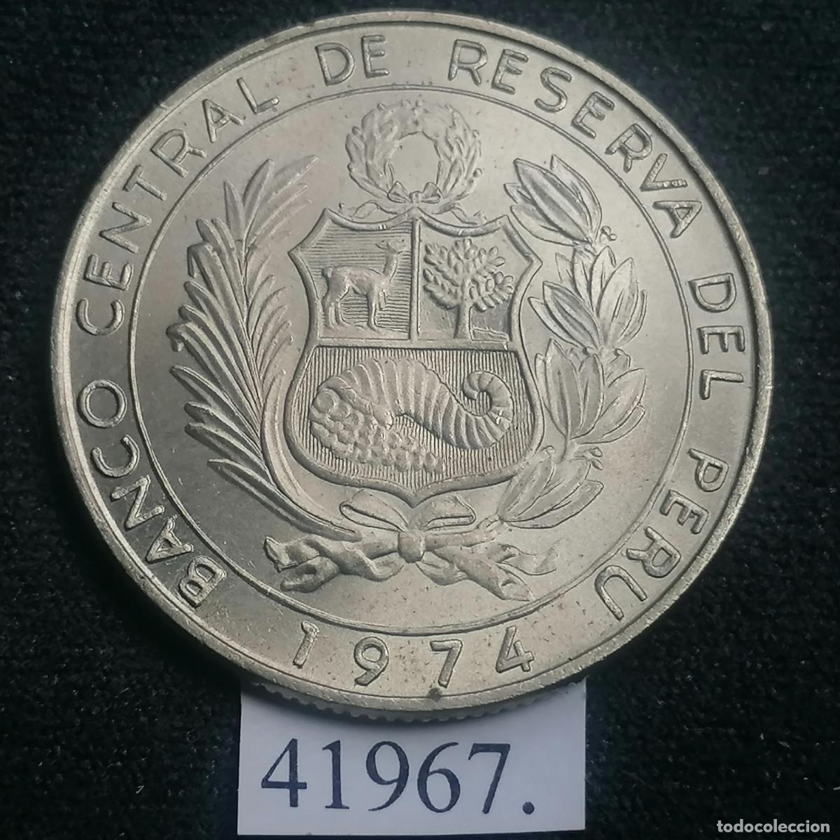 Monedas antiguas de Am&eacute;rica: Peru, 10 soles, 1974 - Foto 2