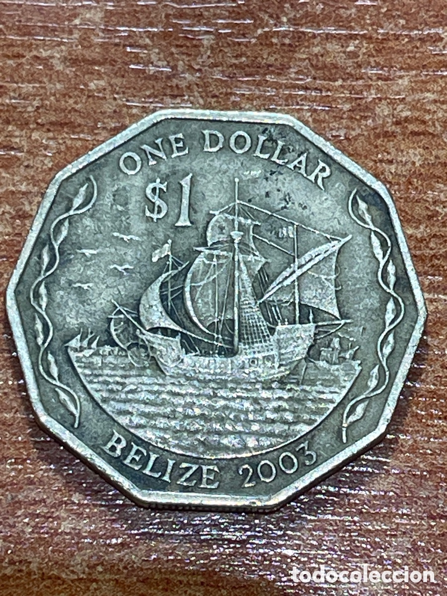 Monedas antiguas de Am&eacute;rica: Moneda d&oacute;lar Belize 2003 - Foto 1