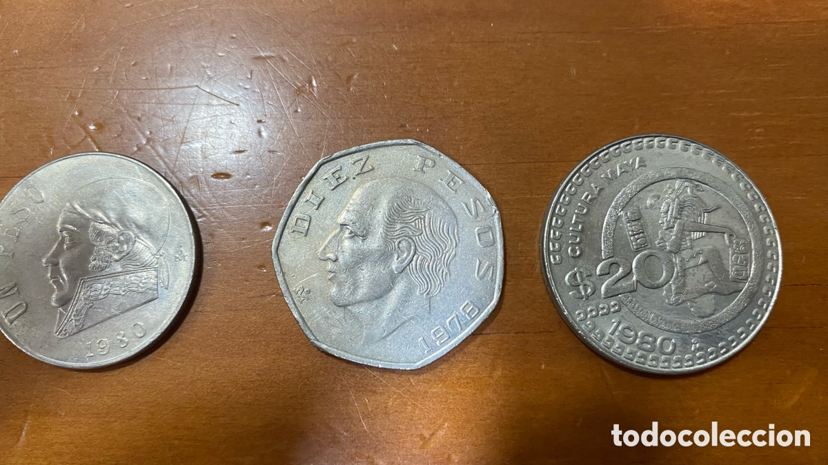 Monedas antiguas de Am&eacute;rica: Monedas antiguas Mexico - Foto 6