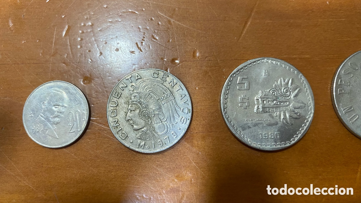 Monedas antiguas de Am&eacute;rica: Monedas antiguas Mexico - Foto 7