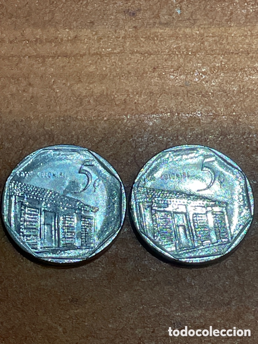 Monedas antiguas de Am&eacute;rica: Moneda 5 centavos Cuba 2017 - Foto 3
