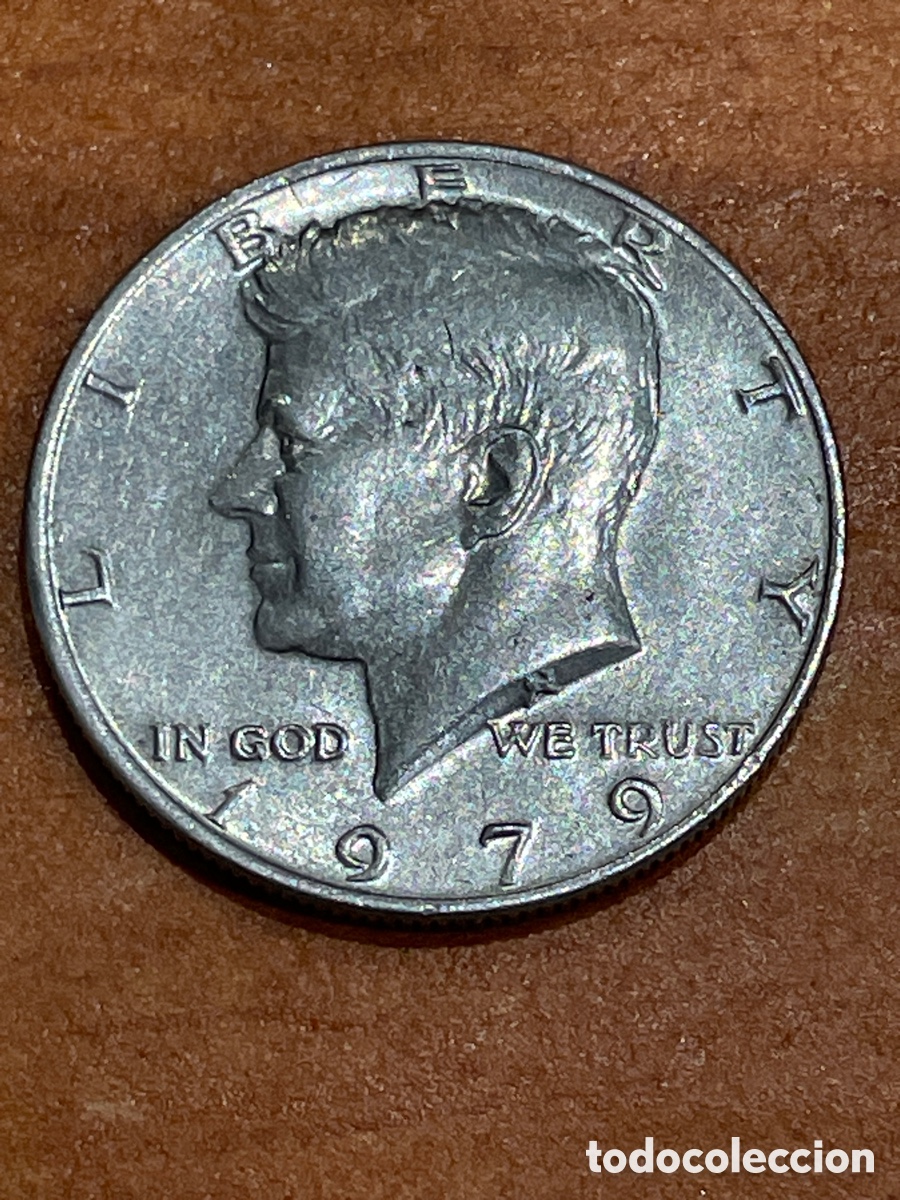 Monedas antiguas de Am&eacute;rica: Moneda medio d&oacute;lar 1979 - Foto 1