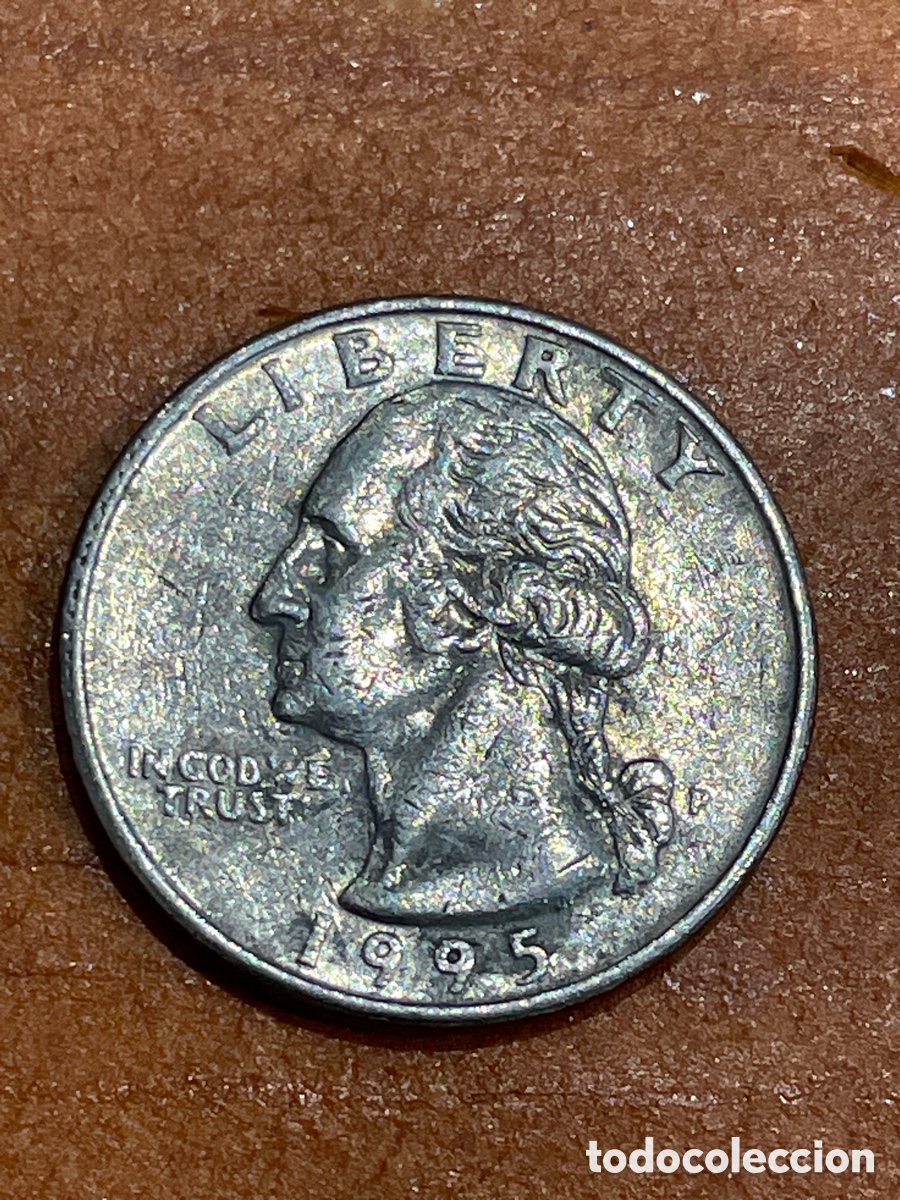 Monedas antiguas de Am&eacute;rica: Moneda cuarto d&oacute;lar 1995 - Foto 1