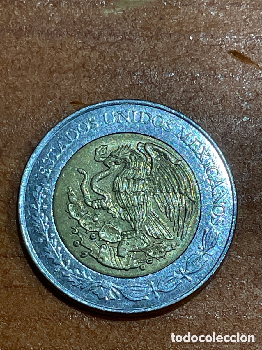 Monedas antiguas de Am&eacute;rica: Moneda 5 pesos Mexicanos - Foto 2