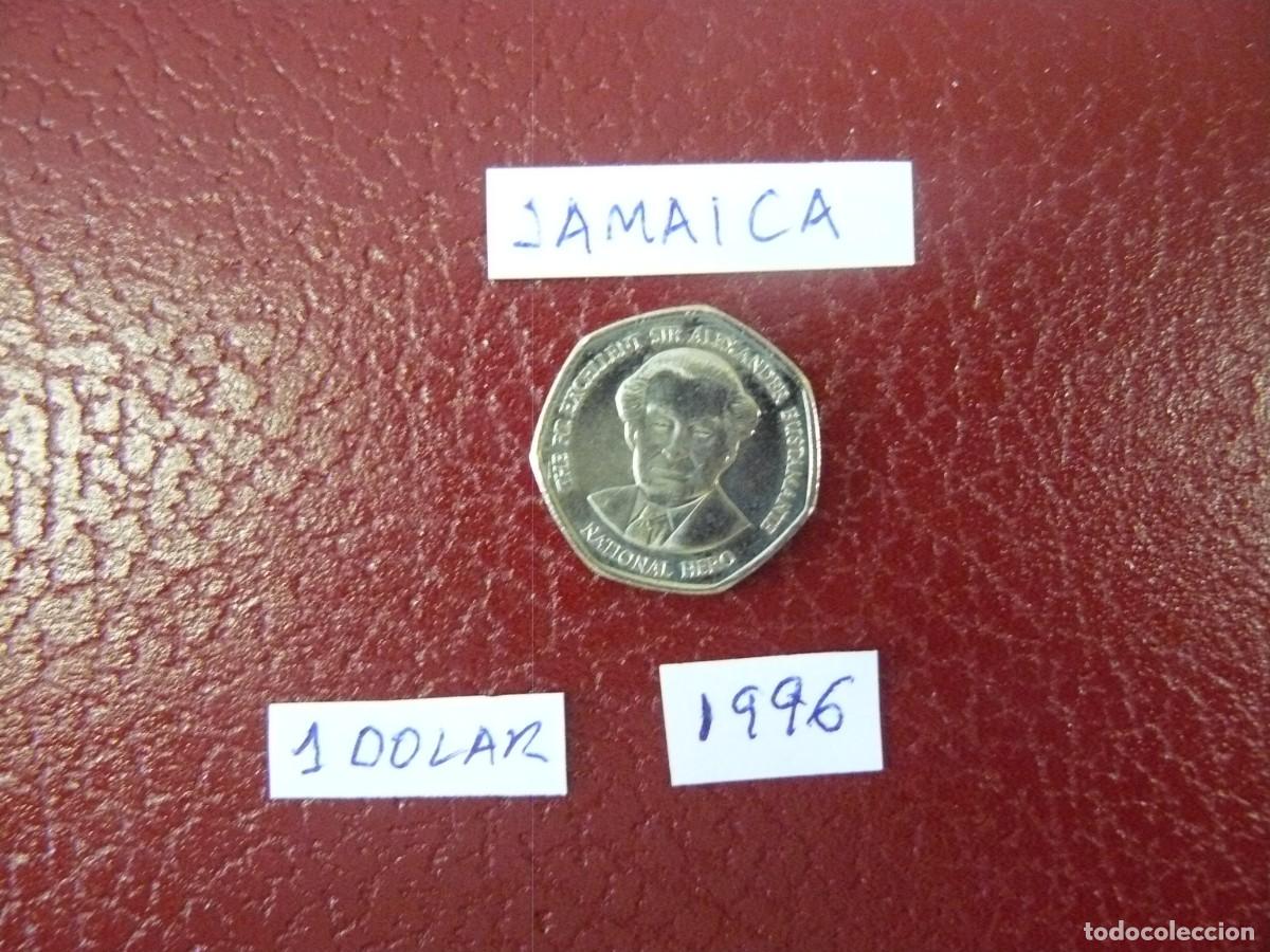 Monedas antiguas de Am&eacute;rica: Moneda de Jamaica 1 Dolar 1996 - Foto 1