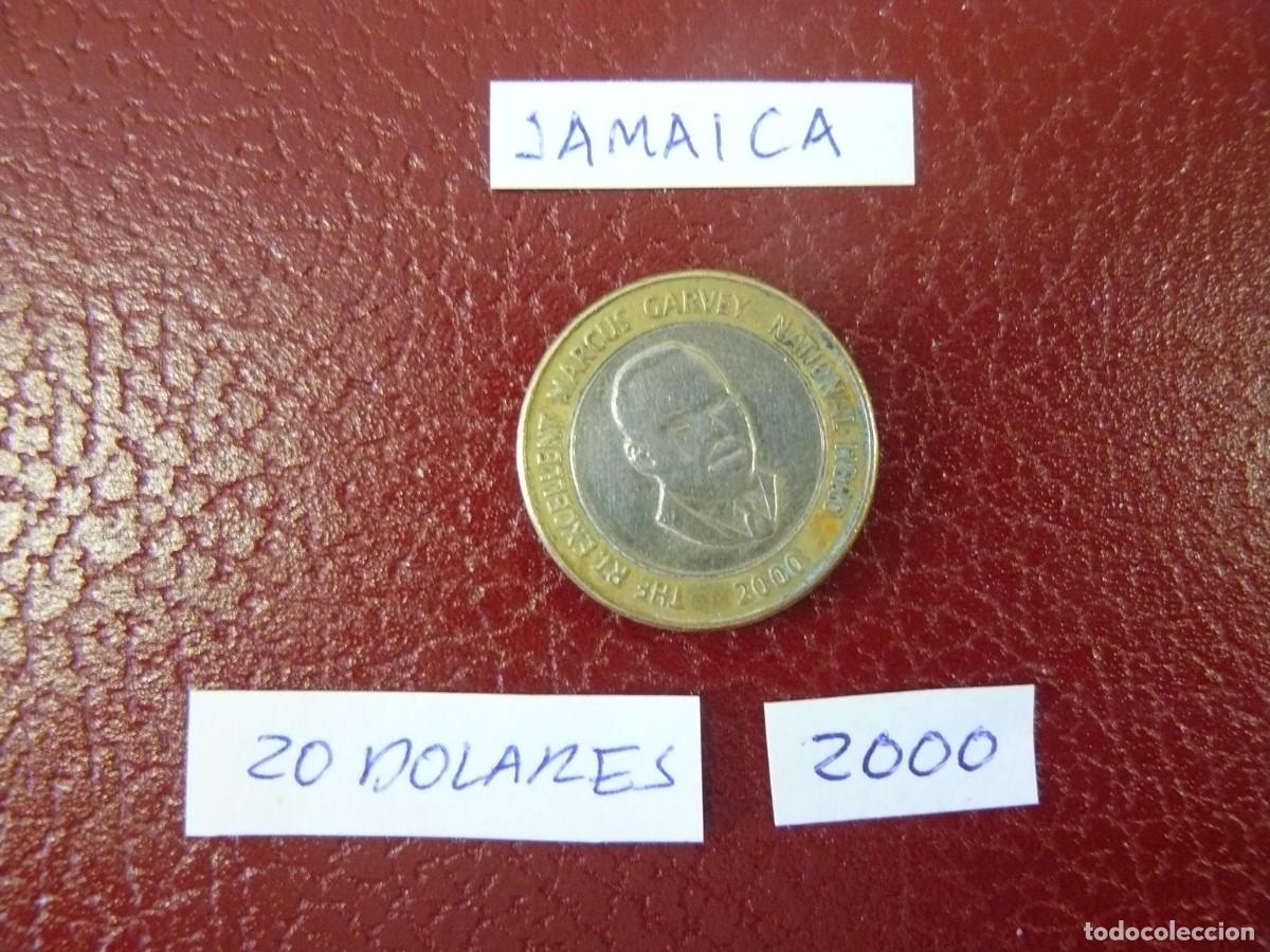 Monedas antiguas de Am&eacute;rica: Moneda de Jamaica 20 Dolares 2000 - Foto 1
