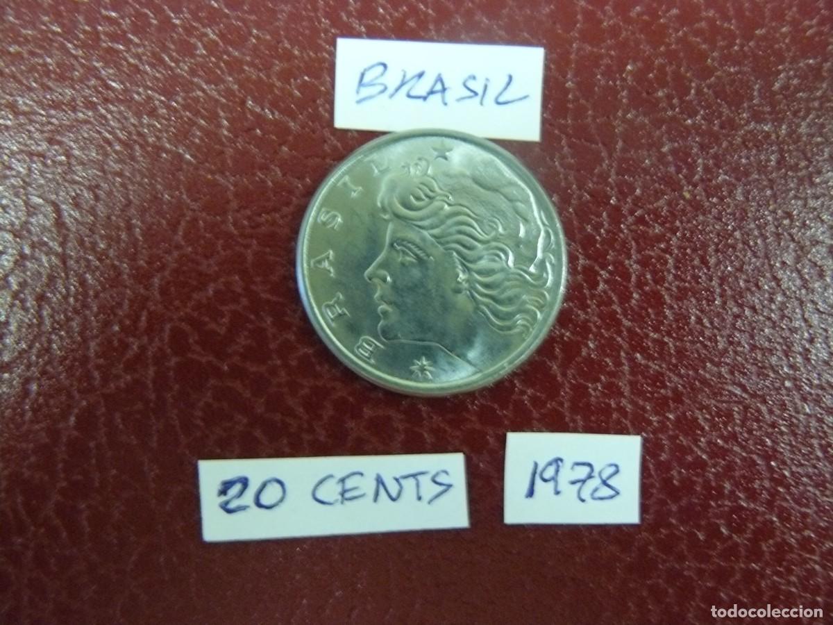 Monedas antiguas de Am&eacute;rica: Moneda de Brasil 20 Cents 1978 - Foto 1