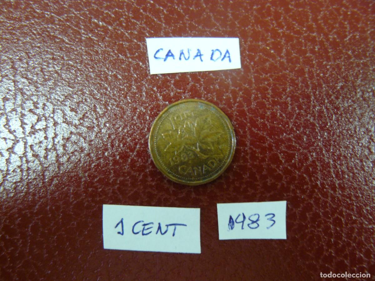 Monedas antiguas de Am&eacute;rica: Moneda de Canada 1 Cent 1983 - Foto 2