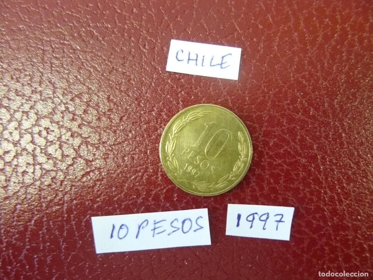 Monedas antiguas de Am&eacute;rica: Moneda de Chile 10 Pesos 1997 - Foto 2