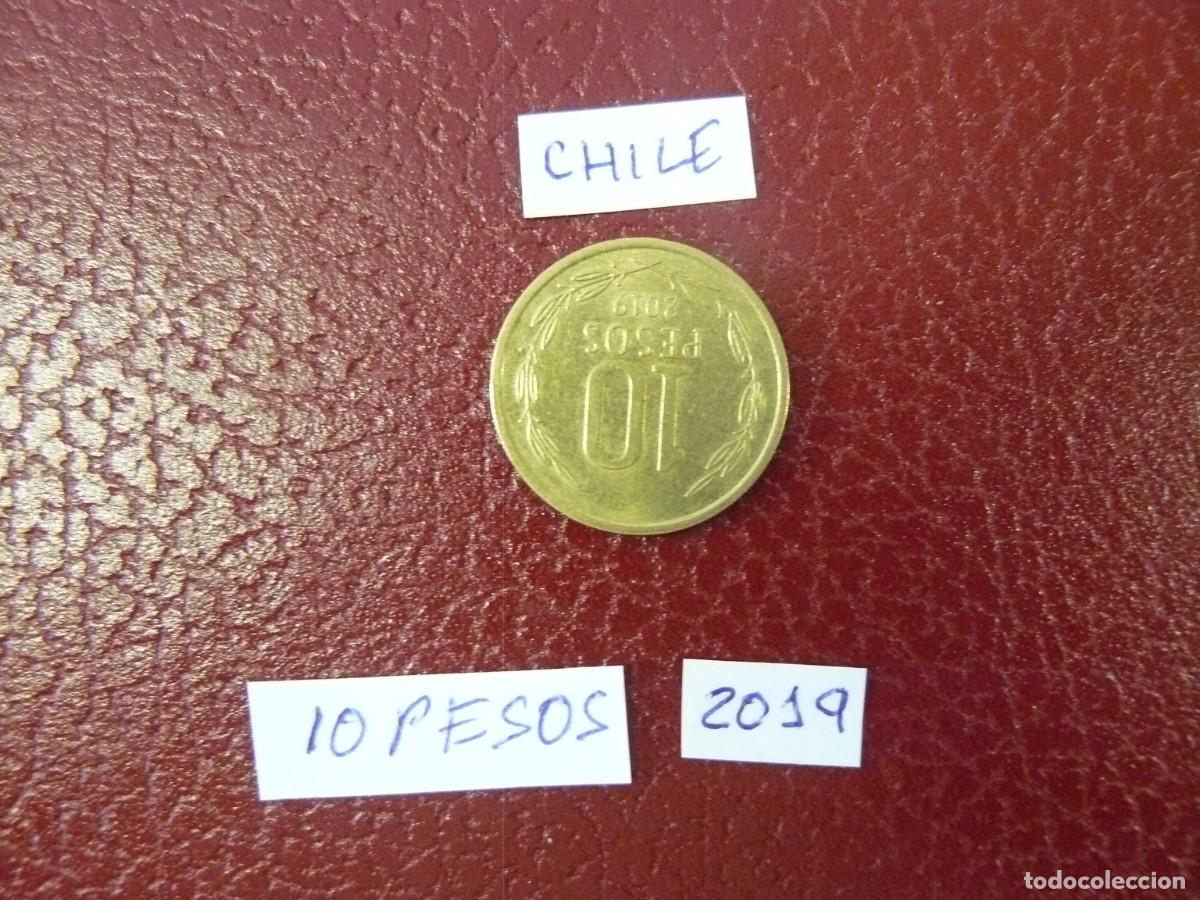 Monedas antiguas de Am&eacute;rica: Moneda de Chile 10 Pesos 2019 - Foto 2