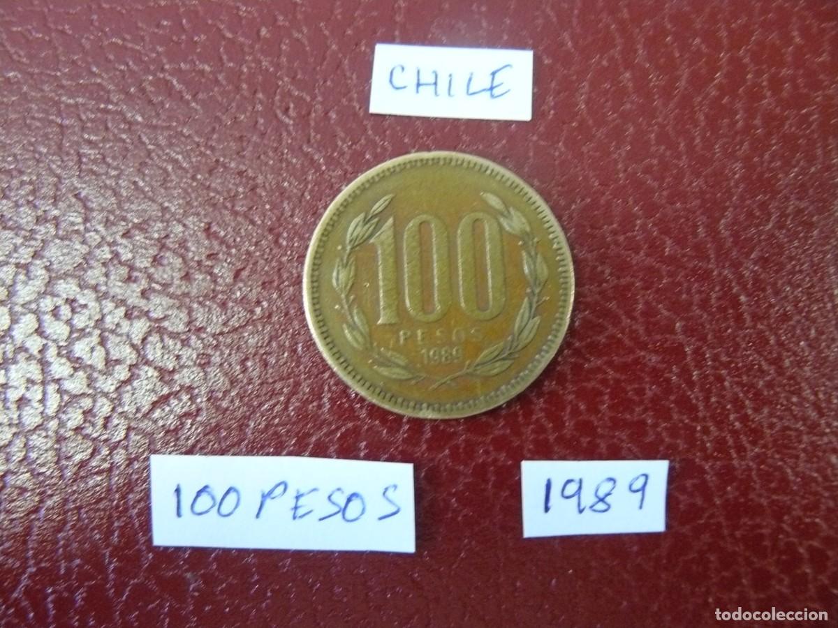 Monedas antiguas de Am&eacute;rica: Moneda de Chile 100 Pesos 1989 - Foto 2