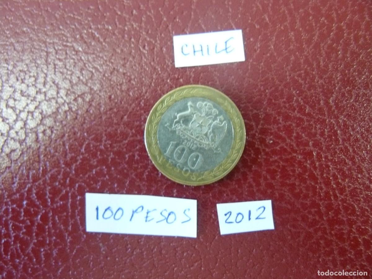 Monedas antiguas de Am&eacute;rica: Moneda de Chile 100 Pesos 2012 - Foto 2