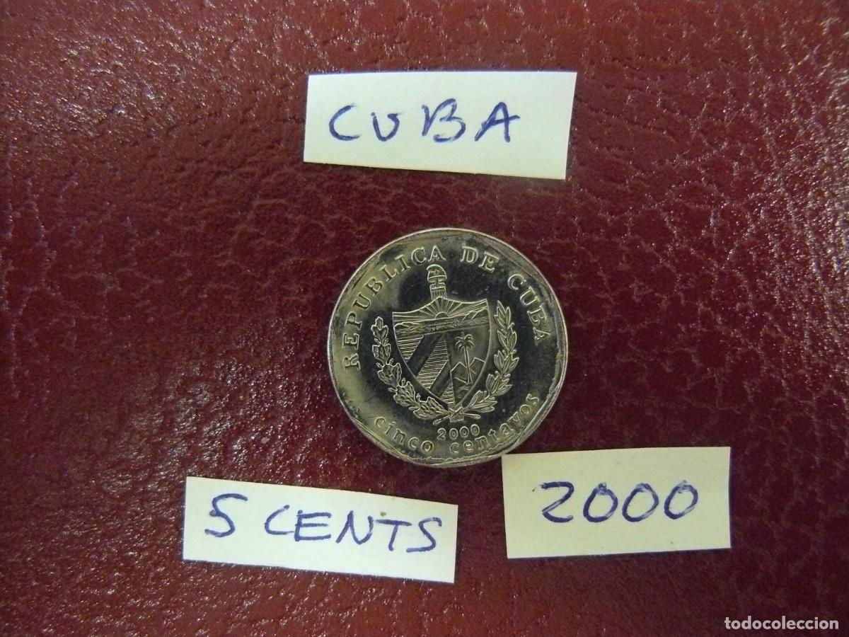 Monedas antiguas de Am&eacute;rica: Moneda de Cuba 5 Cents 2000 - Foto 1