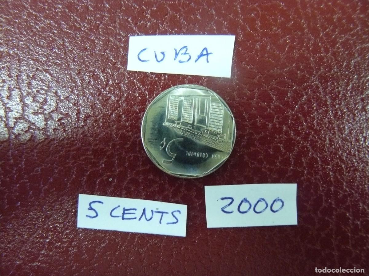Monedas antiguas de Am&eacute;rica: Moneda de Cuba 5 Cents 2000 - Foto 2