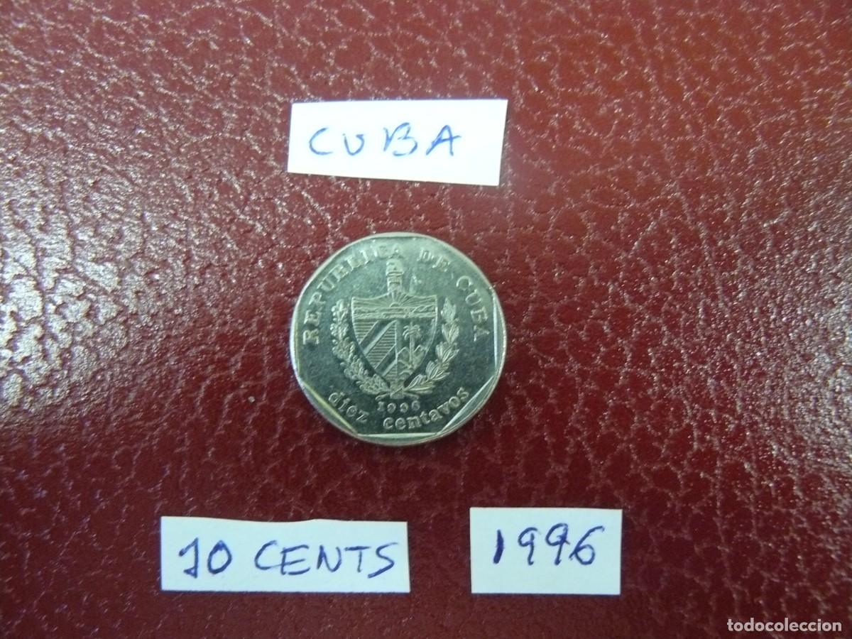 Monedas antiguas de Am&eacute;rica: Moneda de Cuba 10 Cents 1996 - Foto 1