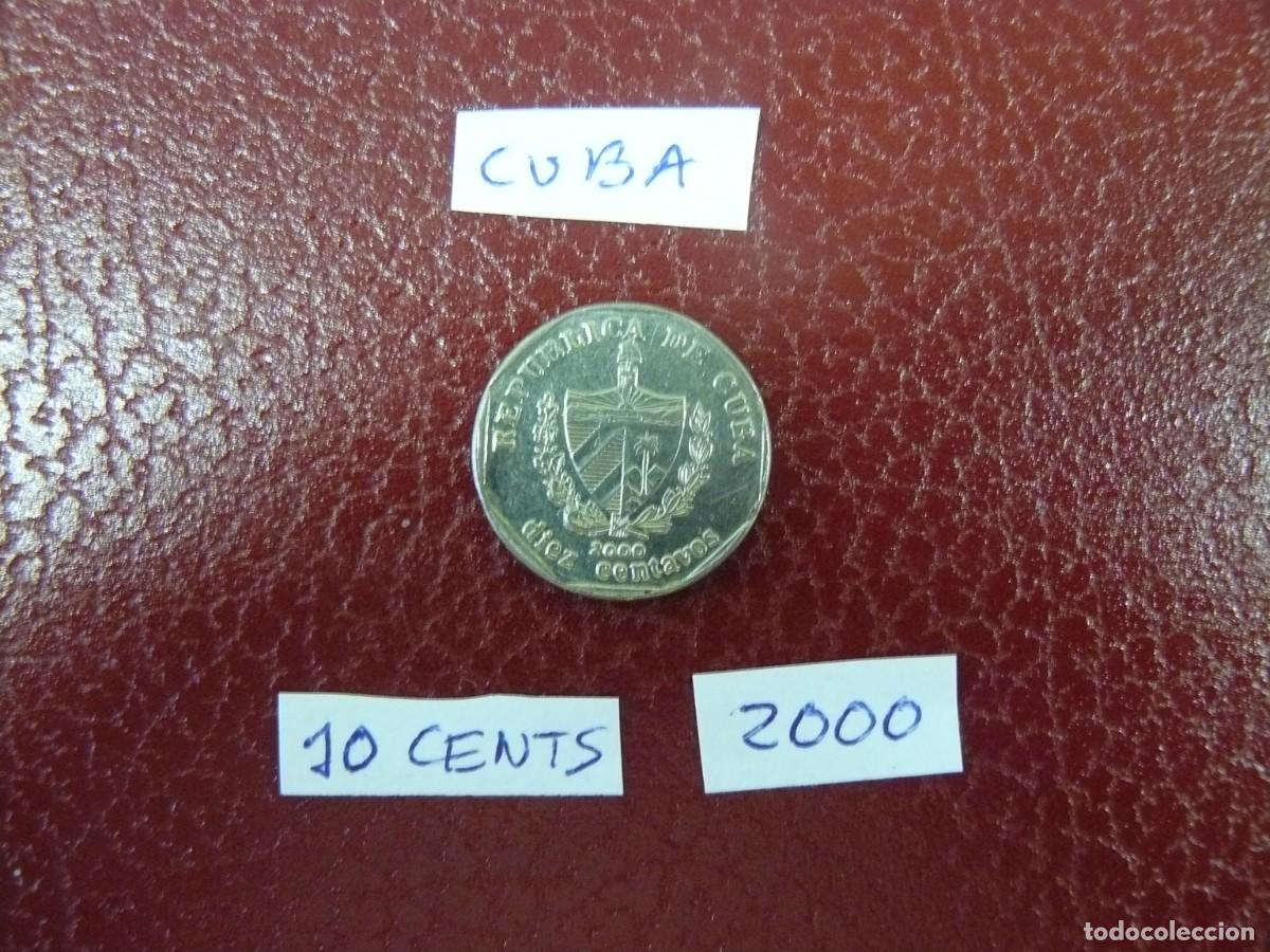 Monedas antiguas de Am&eacute;rica: Moneda de Cuba 10 Cents 2000 - Foto 1
