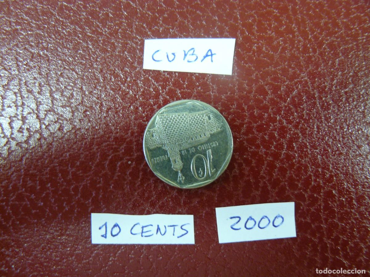 Monedas antiguas de Am&eacute;rica: Moneda de Cuba 10 Cents 2000 - Foto 2