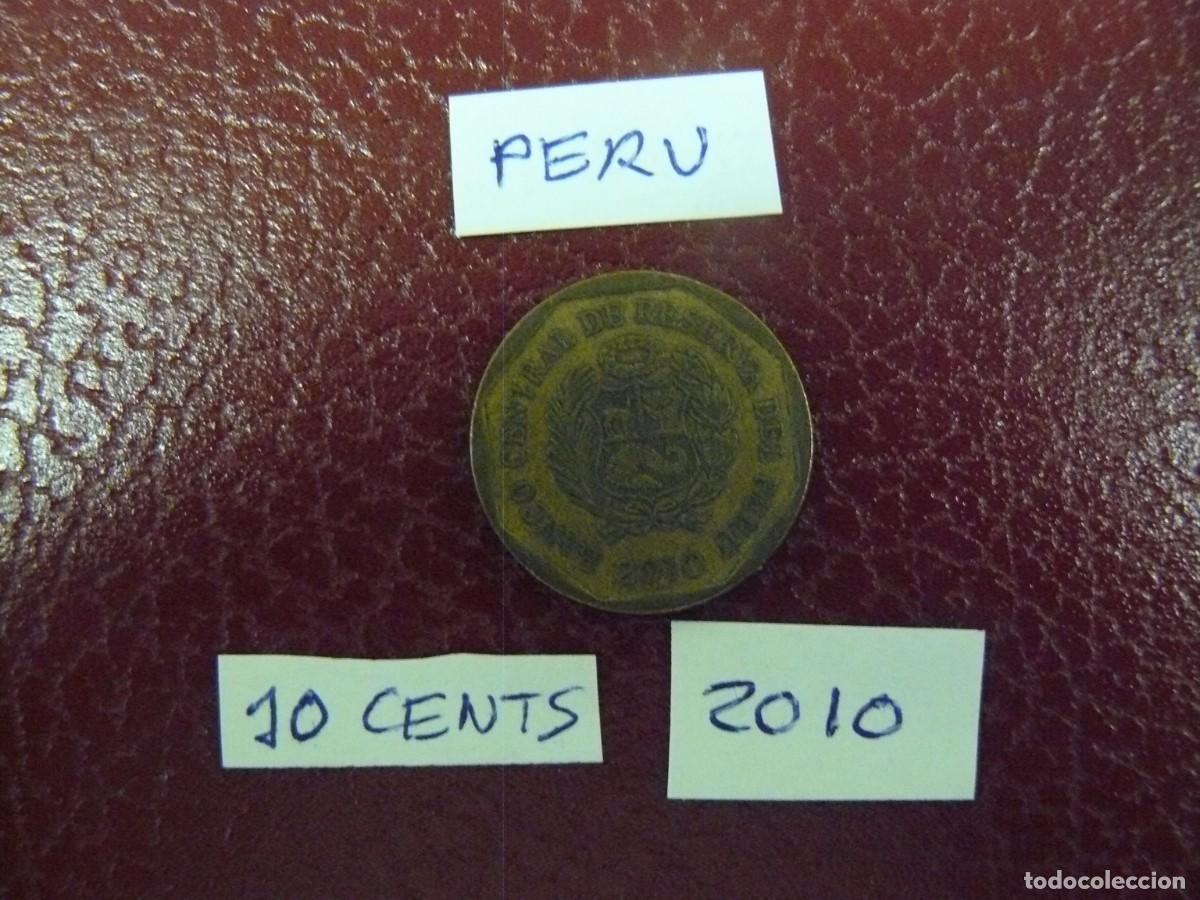 Monedas antiguas de Am&eacute;rica: Moneda de Peru 10 Cents 2010 - Foto 1