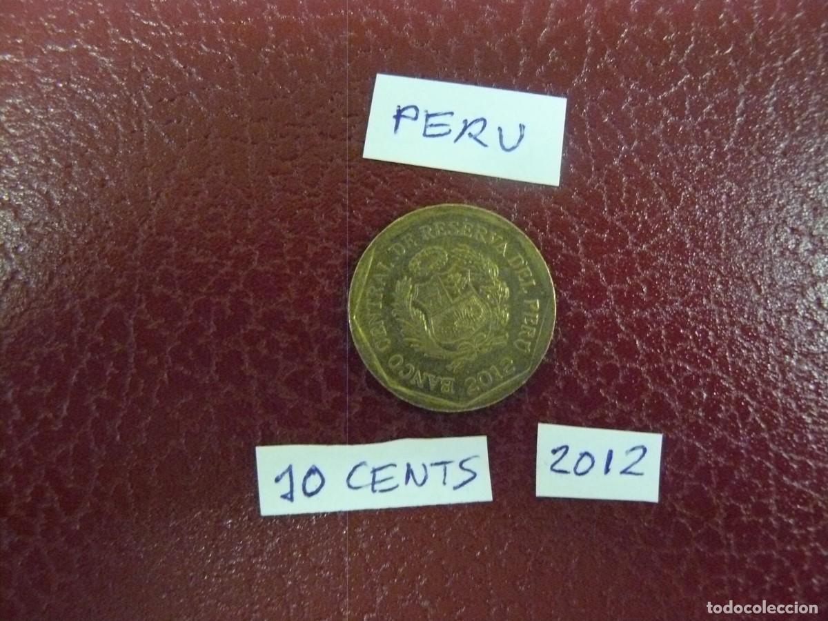 Monedas antiguas de Am&eacute;rica: Moneda de Peru 10 Cents 2012 - Foto 1