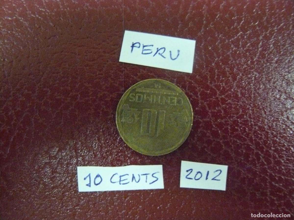 Monedas antiguas de Am&eacute;rica: Moneda de Peru 10 Cents 2012 - Foto 2