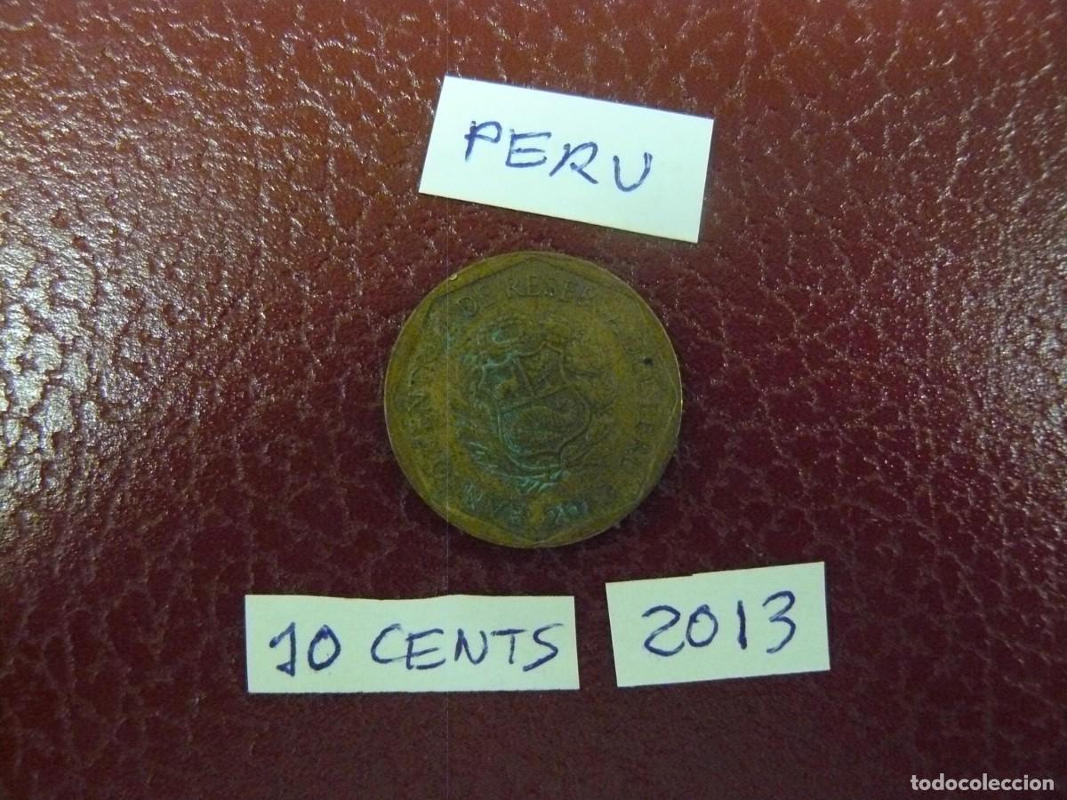 Monedas antiguas de Am&eacute;rica: Moneda de Peru 10 Cents 2013 - Foto 1