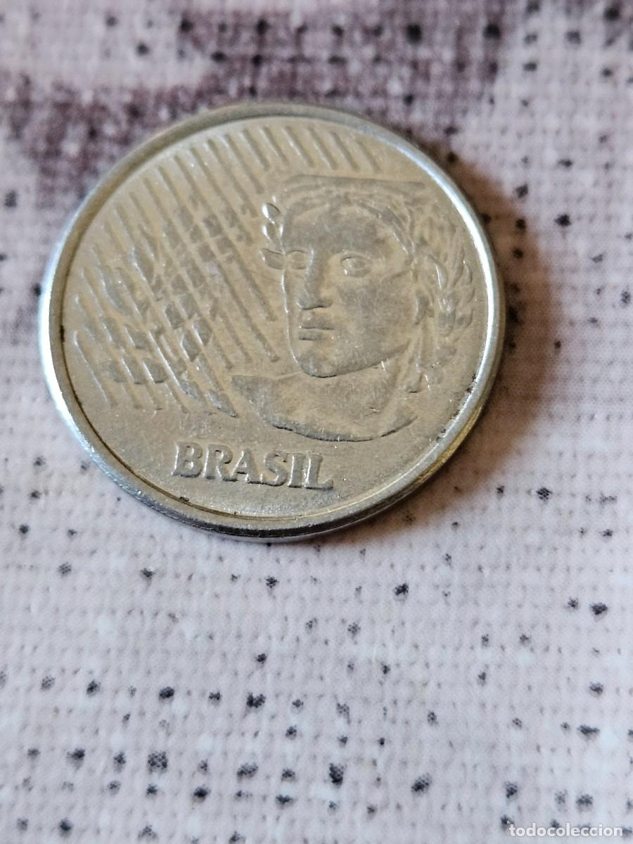 Monedas antiguas de Am&eacute;rica: Moneda De Brasil De 10 Centavos De 1996. - Foto 1
