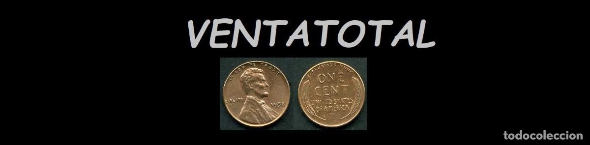 Monedas antiguas de América: ESTADOS UNIDOS 1 CENT AÑO 1958 ( PRESIDENTE ABRAHAM LINCOLN )