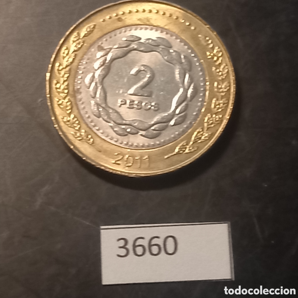 Monedas antiguas de Am&eacute;rica: Argentina 2 pesos 2011 - Foto 2