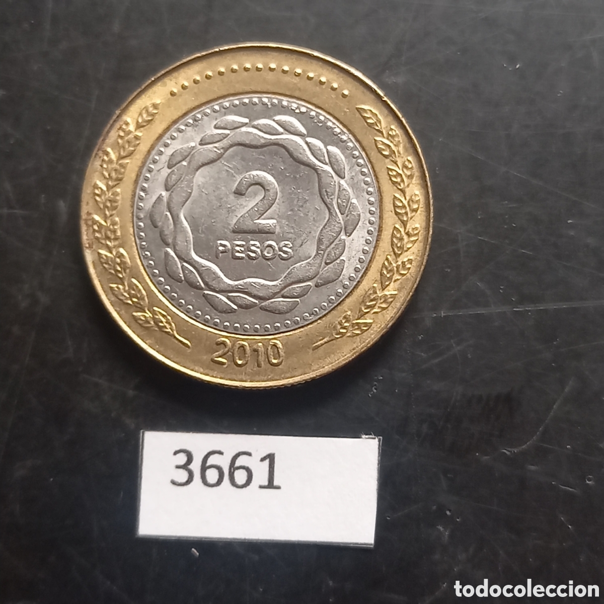 Monedas antiguas de Am&eacute;rica: Argentina 2 pesos 2010 - Foto 2