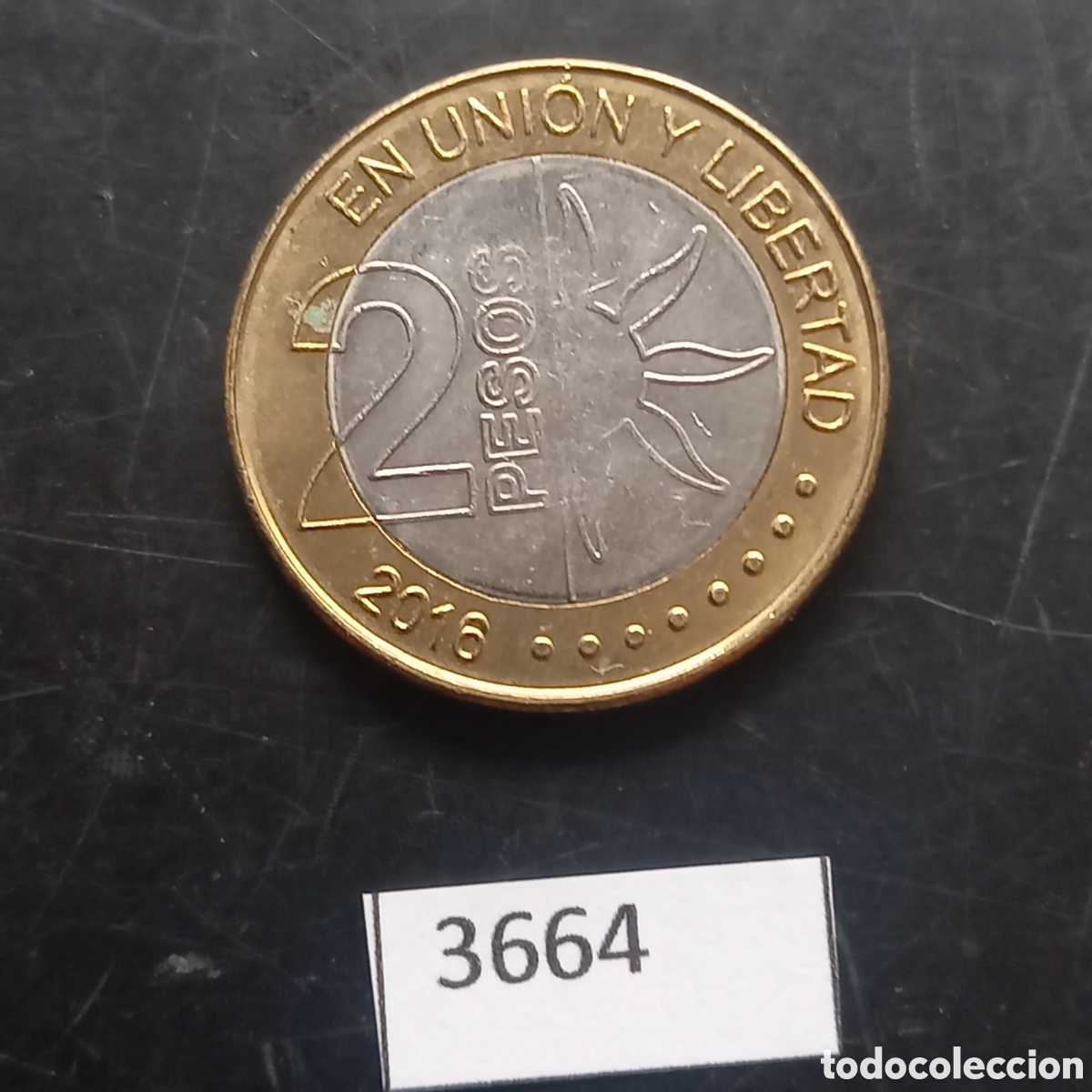 Monedas antiguas de Am&eacute;rica: Argentina 2 pesos 2016 - Foto 2