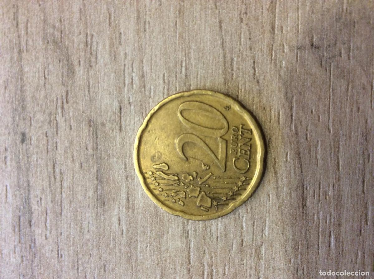 Monedas antiguas de Am&eacute;rica: Moneda 20 c&eacute;ntimos Espa&ntilde;a 1999 - Foto 2