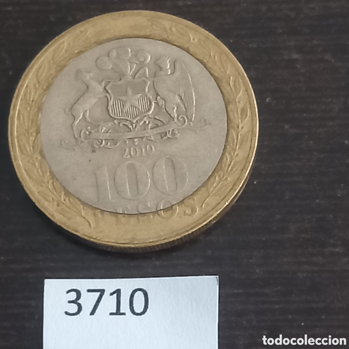 Monedas antiguas de Am&eacute;rica: Chile 100 pesos 2010 - Foto 2