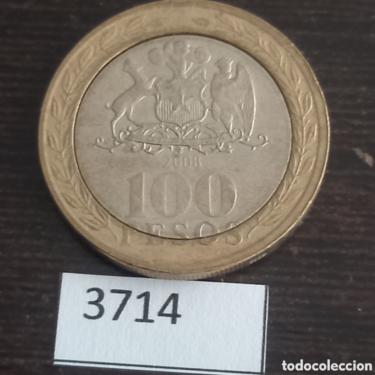 Monedas antiguas de Am&eacute;rica: Chile 100 pesos 2008 - Foto 2
