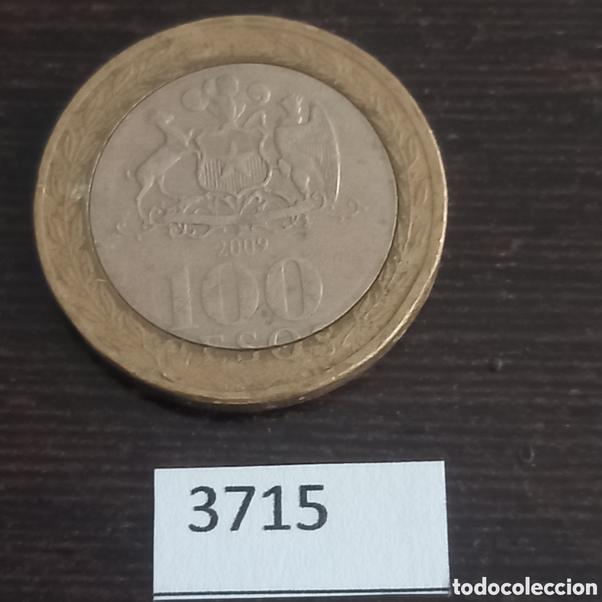 Monedas antiguas de Am&eacute;rica: Chile 100 pesos 2009 - Foto 2