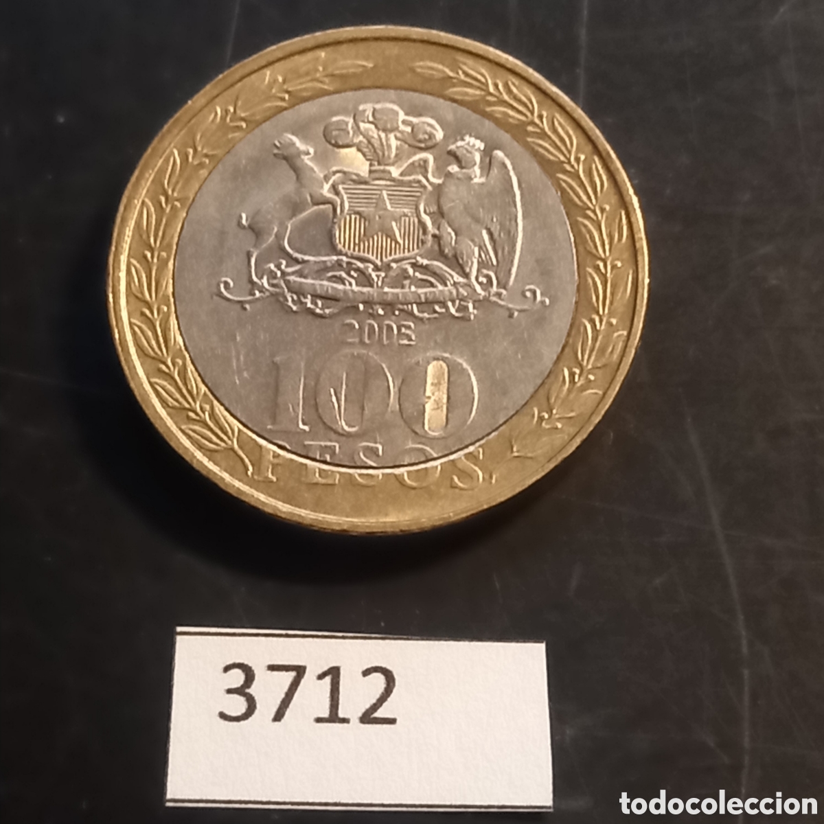 Monedas antiguas de Am&eacute;rica: Chile 100 pesos 2005 - Foto 2